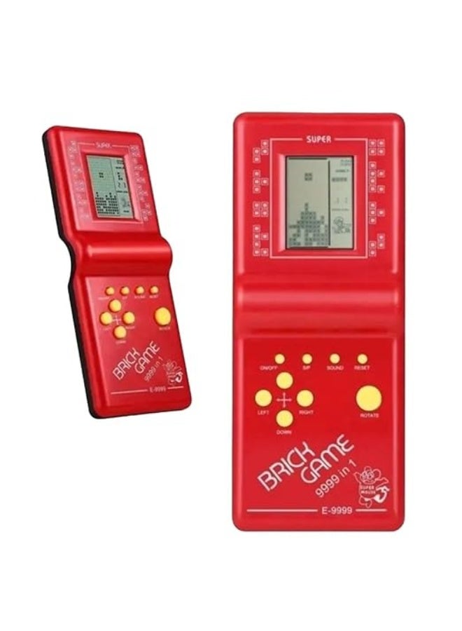 بريك جهاز ألعاب الطوب الكلاسيكي Brick Game 9999 in 1 – لعبة الأتاري اليدوية الأصلية – تصميم محمول وشاشة LCD – سناك ترفيهي لكل الأوقات - Image 3