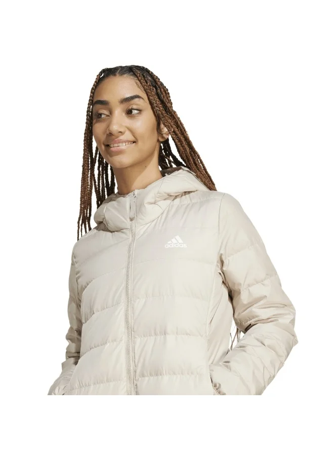 adidas جاكيت نسائي بيج خارجي W Ess L D Ho J مقاس 2XS
