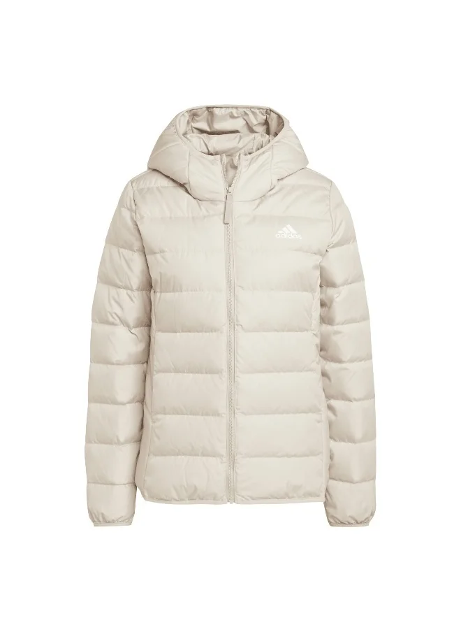 اديداس adidas W Ess L D Ho J Beige Outdoor Jackets 2XS