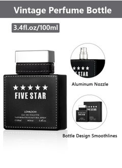 LONKOOM LONKOOM Five Star EDT For MEN 100ML  - Image 5