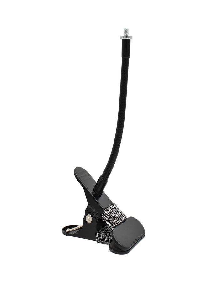 Holicfun Flexible Clip Mount with 15cm Gooseneck for Indoor and Outdoor Security Cameras, Compatible with Ring, Blink, Eufy, Google Nest, Wyze, Arlo, Simplisafe and Other Cameras - Black - Image 1