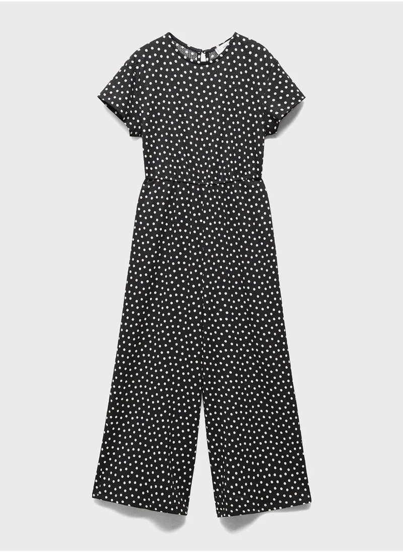 مانجو Polka Dot Jumpsuit