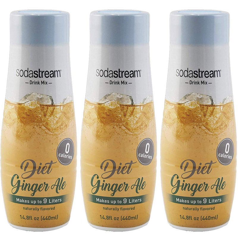 SodaStream Diet Ginger Ale 440ml 3 Pack 148 Fl Oz