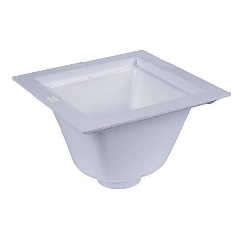 Oatey 42721 Floor-Mounted Utility Sink with 3 in. Socket, White, Small - Image 1