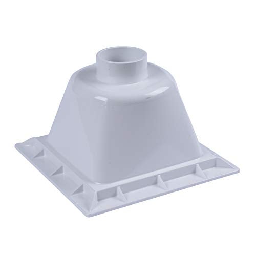 Oatey 42721 Floor-Mounted Utility Sink with 3 in. Socket, White, Small - Image 2