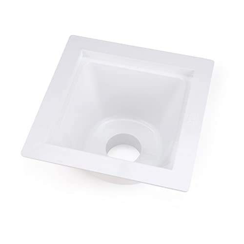 Oatey 42721 Floor-Mounted Utility Sink with 3 in. Socket, White, Small - Image 4