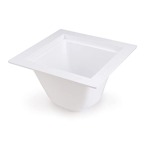 Oatey 42721 Floor-Mounted Utility Sink with 3 in. Socket, White, Small - Image 5