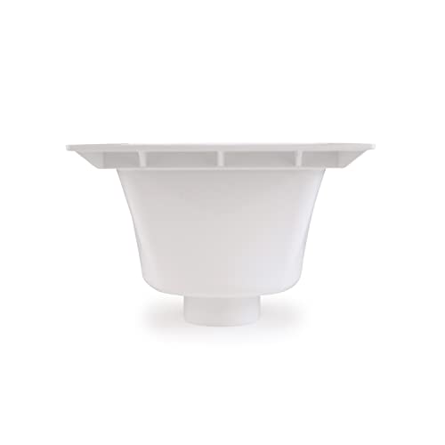 Oatey 42721 Floor-Mounted Utility Sink with 3 in. Socket, White, Small - Image 3
