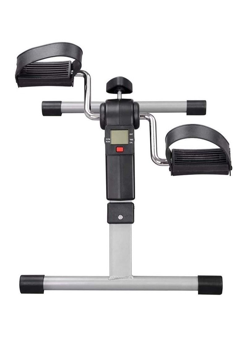 AGD Portable Foldable Arm and Leg Exerciser Pedal Exerciser with LCD Screen  - Image 2