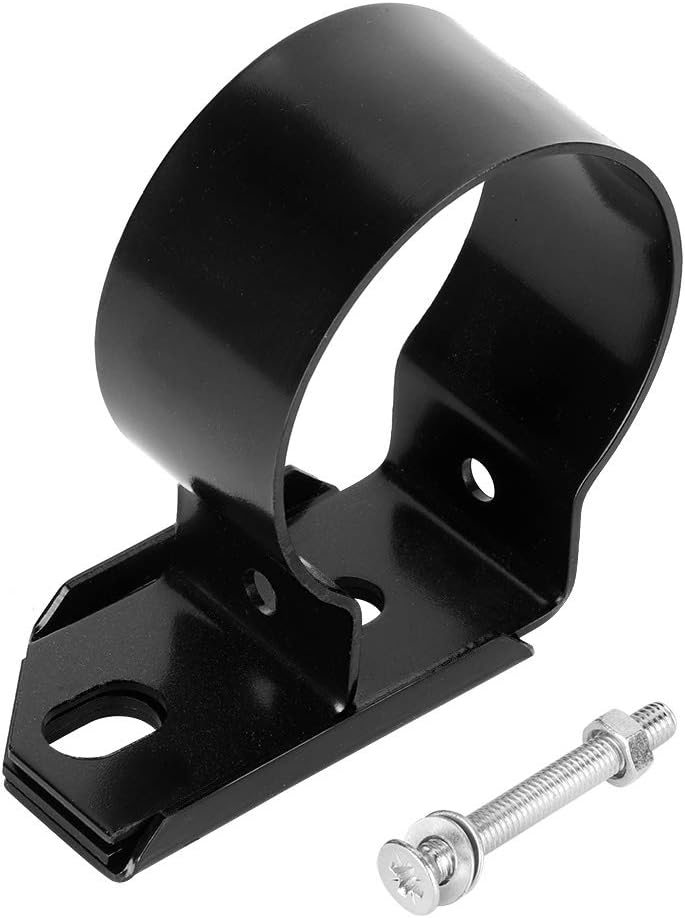 woobles Ignition Coil Mount Bracket, CNC Aluminium Alloy Engine Ignition Coil Bracket Chrome-Plated Silver with Screw Gaskets Fit for Mustang F150(Black) Black - Image 3