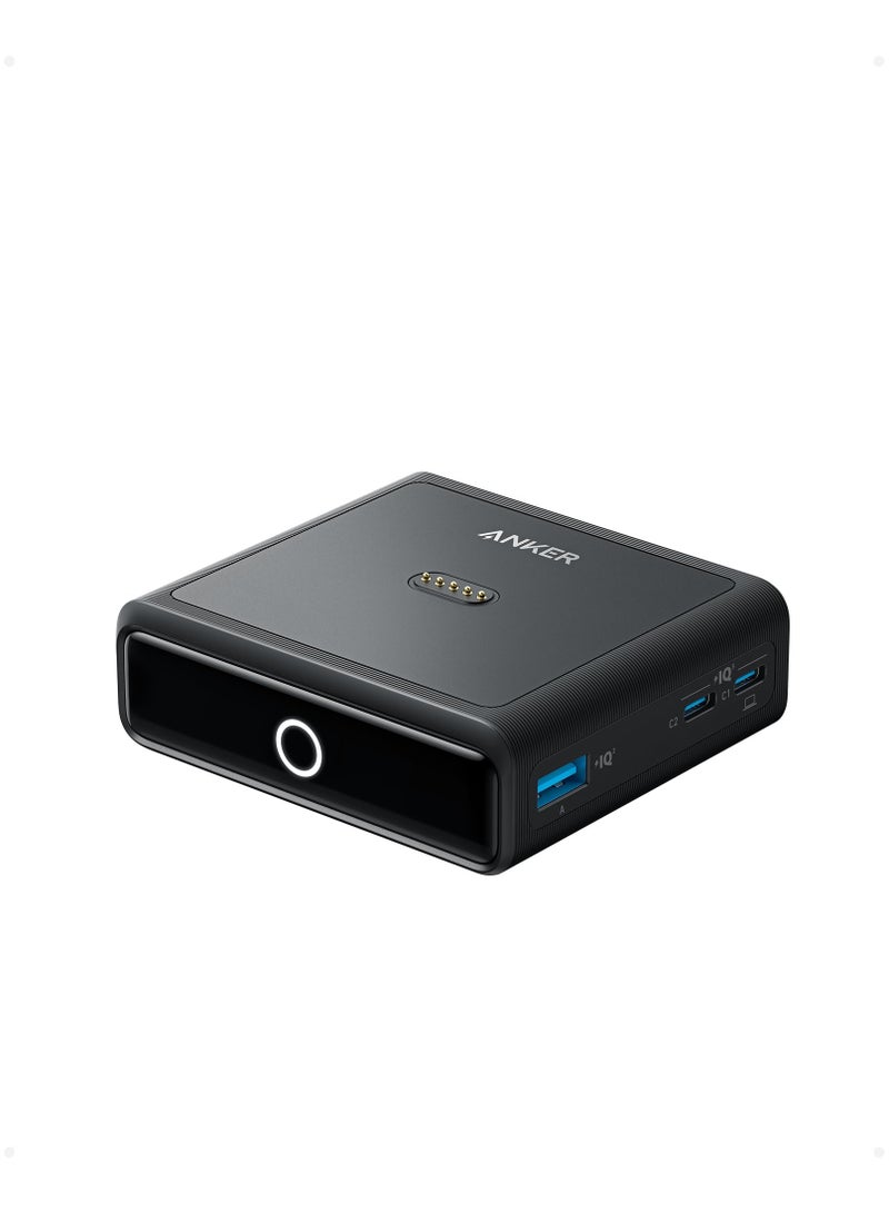 Anker Charging Base, 100 W Fast Charging with 4 Ports, for Anker Prime Power Bank, Compatible with MacBook, iPhone 15/15 Plus