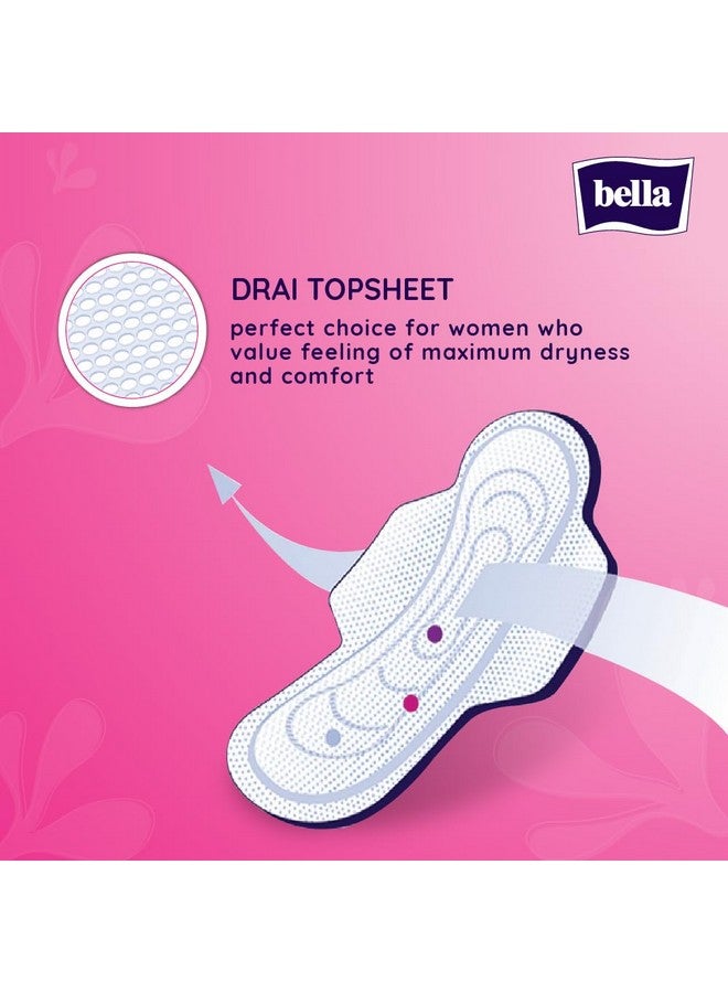 Classic Maxi Drai Pads For Women | Sanitary Napkins | Drai Topsheet | 28 Cm Long | With Wings Extra Protective Zone | For Rash Free Period | Comfort Cussion | Pack Of 2 | 15 Pcs Each
