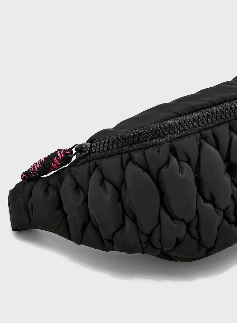 TOPSHOP Bailey Quilted Crossbody Bag