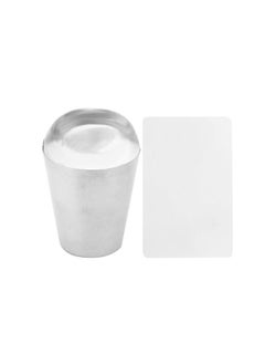 Professional Nail Stamper Scraper Soft Silicone Clear Stamper DIY Nail Art Stamping Tool Nail Decoration Kit(01)