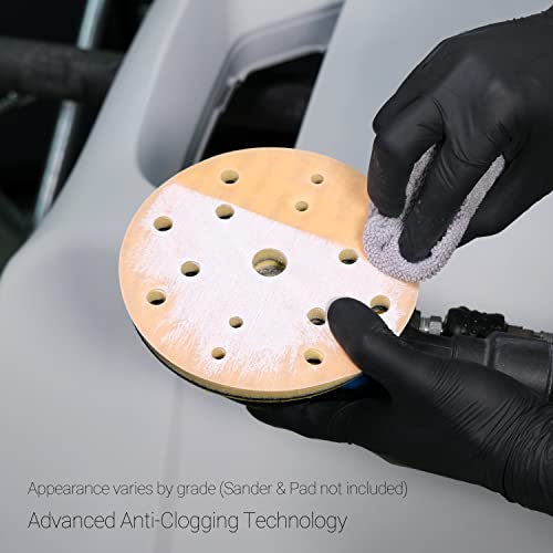 Eagle Abrasives Super Assilex Flexible 6 inch Sanding Discs, ORANGE K-1200, 15 Holes, Hook & Loop, 193-1580, 25 Discs - Image 4