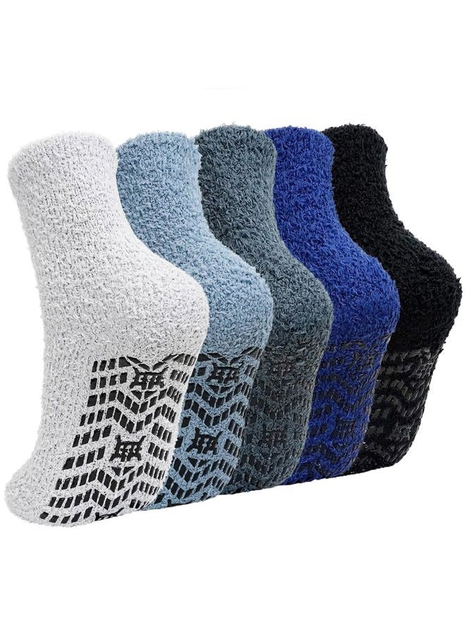 Caidienu Slipper Fuzzy Socks Winter for Men - Image 1