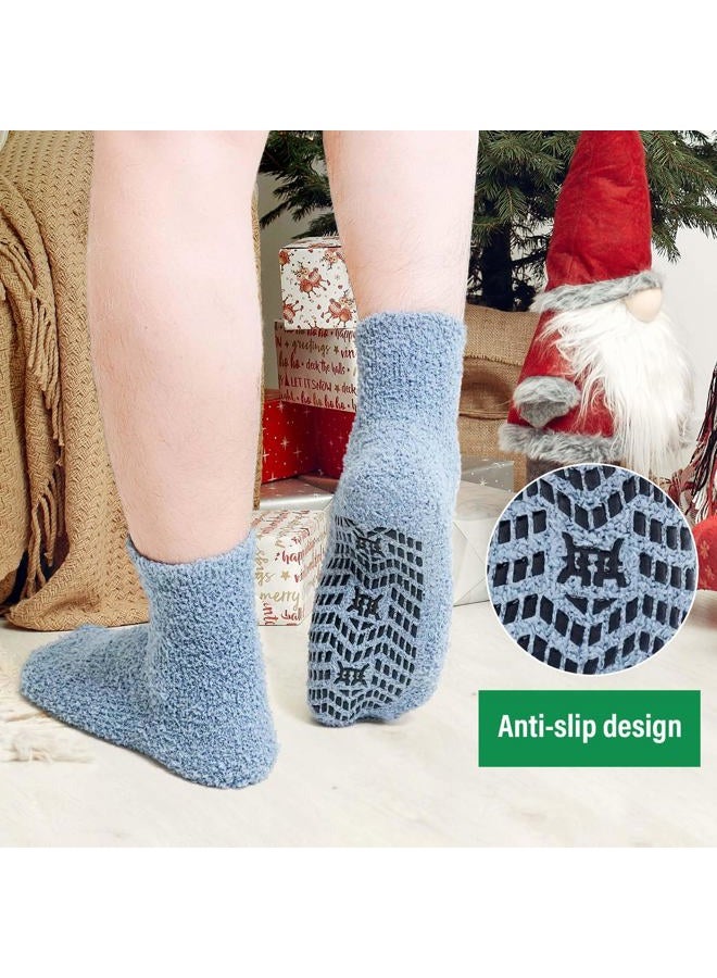 Caidienu Slipper Fuzzy Socks Winter for Men - Image 4