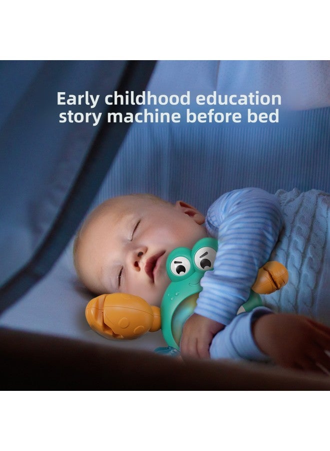 Children's Early Education Educational Children's Song Luminous Bluetooth Story Machine Enlightenment Infant Toy Photo Holder Birthday Gift-Color:Emerald Blue  - Image 5
