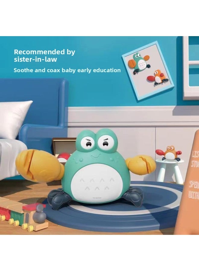 Children's Early Education Educational Children's Song Luminous Bluetooth Story Machine Enlightenment Infant Toy Photo Holder Birthday Gift-Color:Emerald Blue  - Image 2