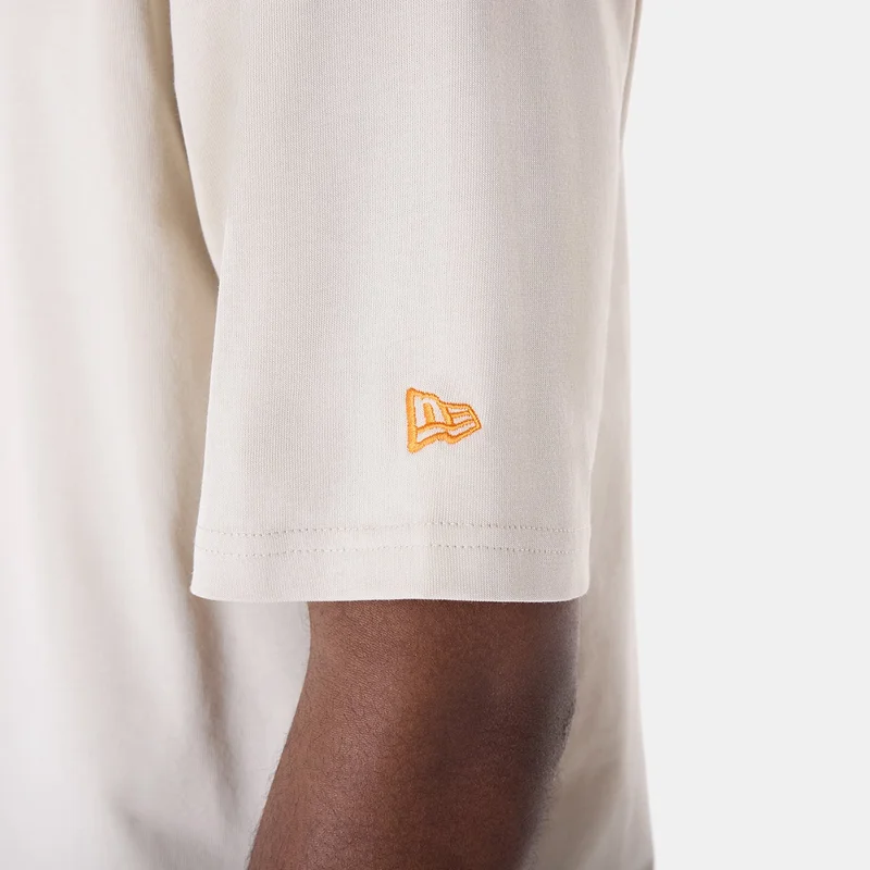 NEW ERA Beige Men's Drink Graphic T-Shirt for Men | Best Price UAE