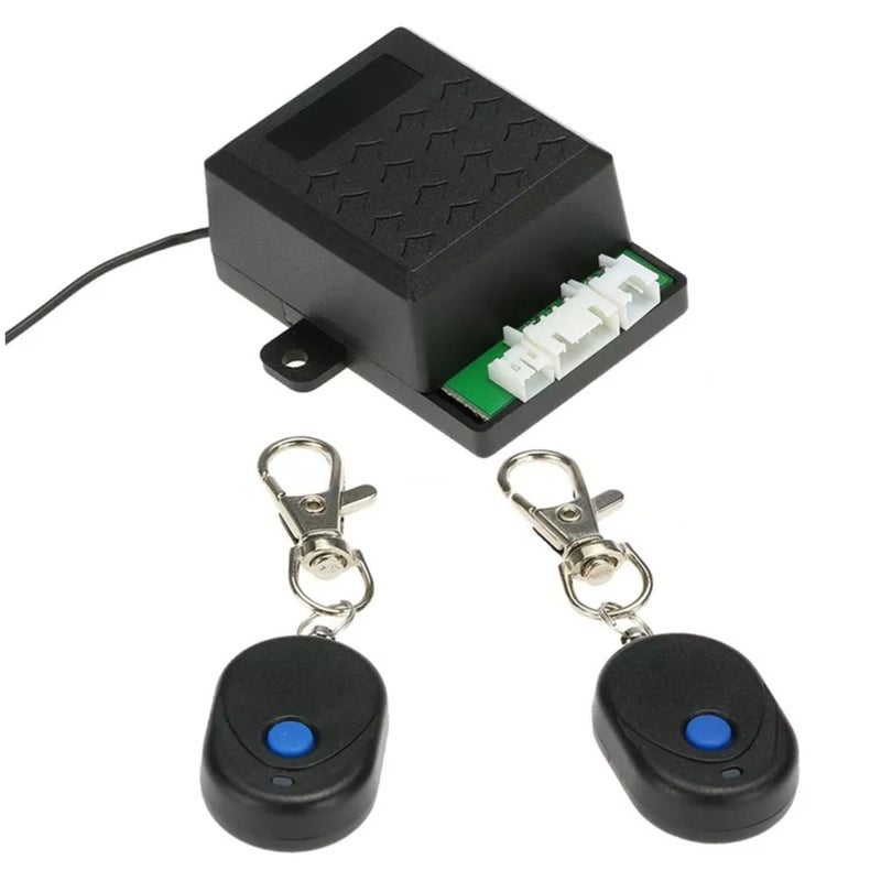 Plastic Metal Car Alarm Security System Vehicle Immobilizer With Button Battery - Image 2