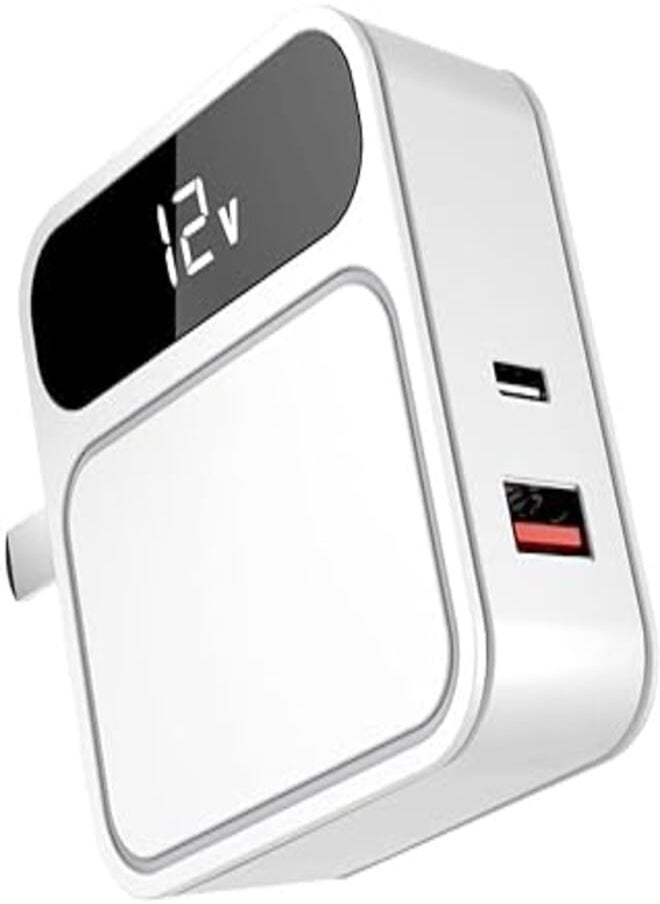 Aspor ASPOR A835 PD+ QC FAST CHARGER/EU PIN + IPHOEN CABLE - White 