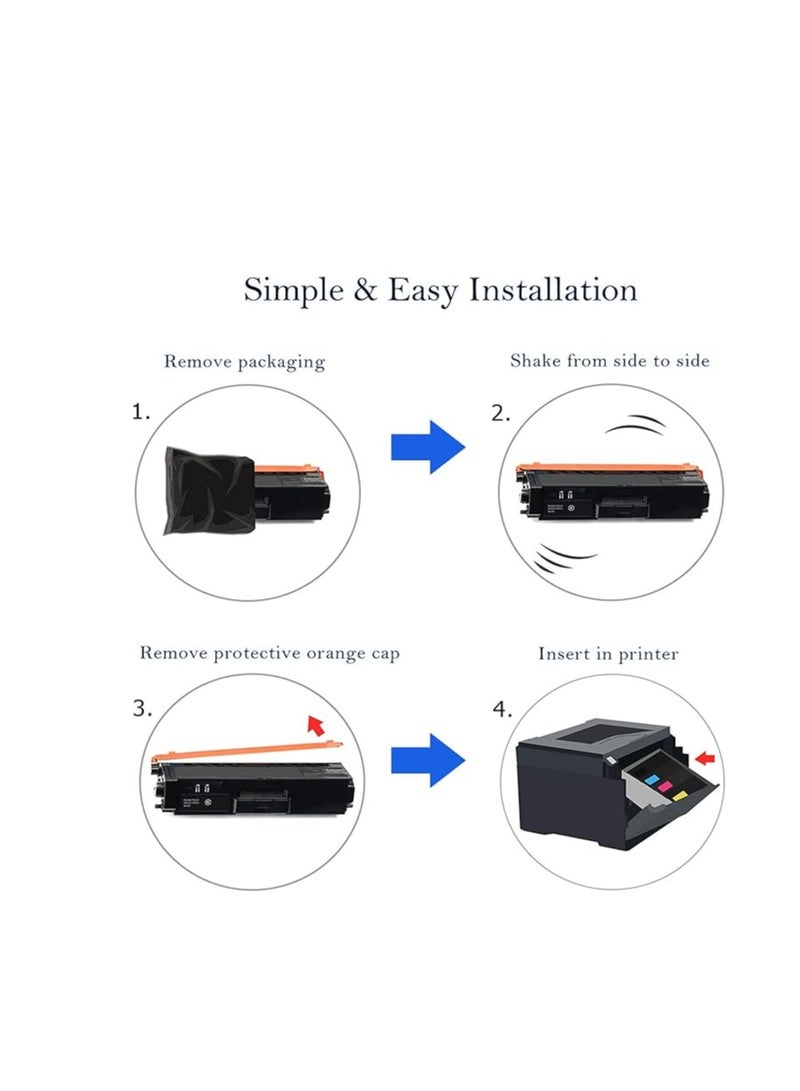 Terabyte 4-Piece Compatible Toner Cartridge Set For  201A CF400A Multicolour - Image 2