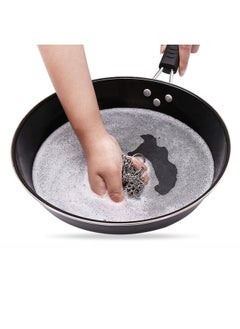 Stainless Steel Chainmail Scrubber Cast Iron Cleaner for Skillet, Wok, Pan Kitchen Household Chain Scrubber