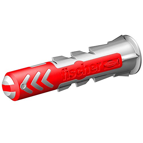 fischer DuoPower 1/4" x 1-3/16" S PH, 50 Plugs & 50 Screws, Powerful Universal Plug with Intelligent 2-Component Technology for Fastenings in Concrete, Bricks, Drywall, Chipboard, etc - Image 3