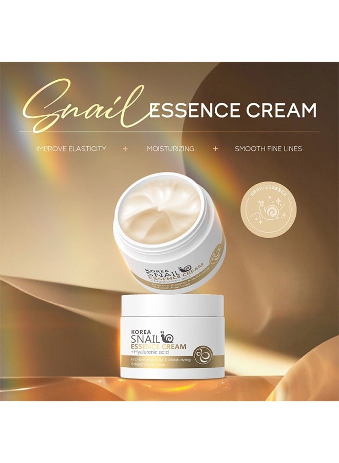 لايكو كريم كوريا خلاصة الحلزون ، ترطيب لإزالة ندبات حب الشباب ، كريم تحسين البشرة المضادة للشيخوخة وإزالة التجاعيد وكريم التبييض 25 غرام - Image 4