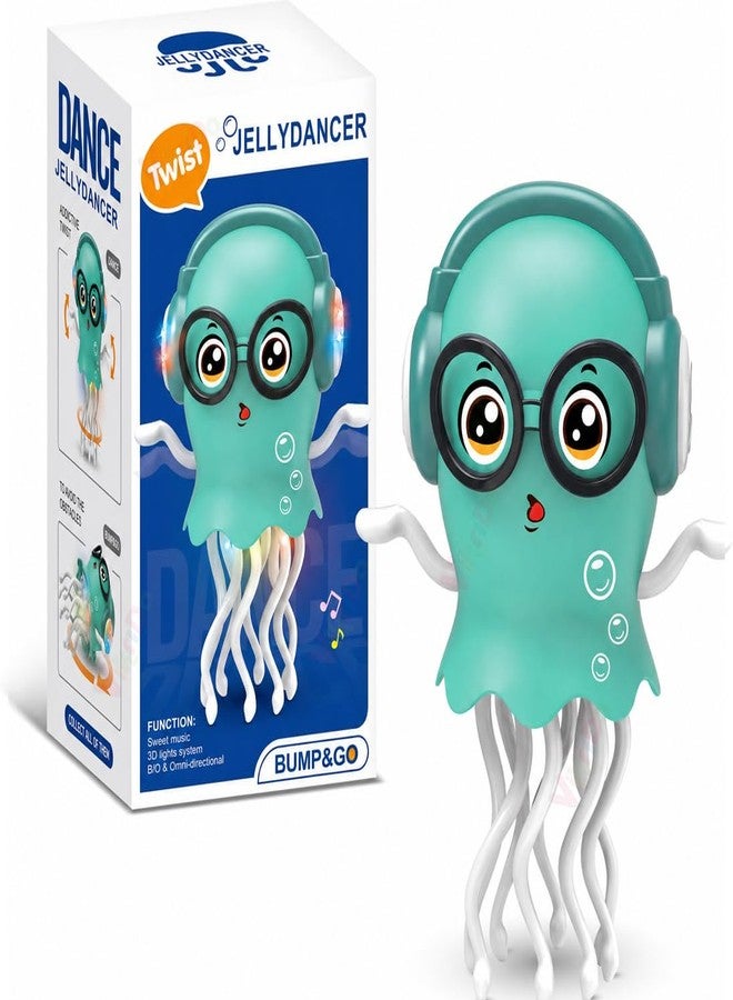 Vikrida Magic Dancing Jellydancer Baby Toy - Crawling Musical Tummy Time Toy for Kids | Interactive Sensory & Fidget Toy with Music & Lights | Fun Birthday Gift for Boys & Girls 3-8 Years - Image 1