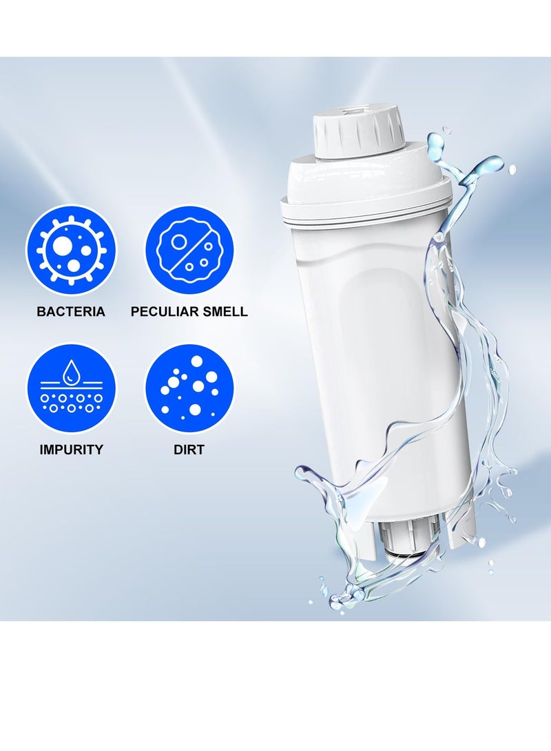 SYOSI تبديل الفلتر 2 قطعة عنصر فلتر ماكينة القهوة متوافق مع فلتر DeLonghi DLSC002 بديل منعم الماء من الكربون النشط متوافق مع ECAM ESAM ETAM BCO EC - Image 3