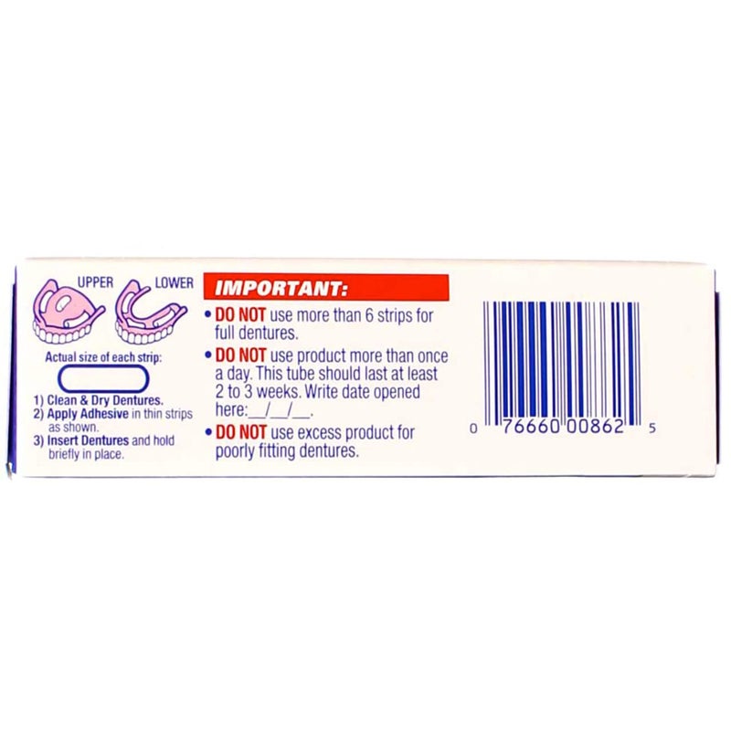 Fixodent Denture Adhesives Cream, Original - 0.75 Oz (Pack of 6) - Image 4
