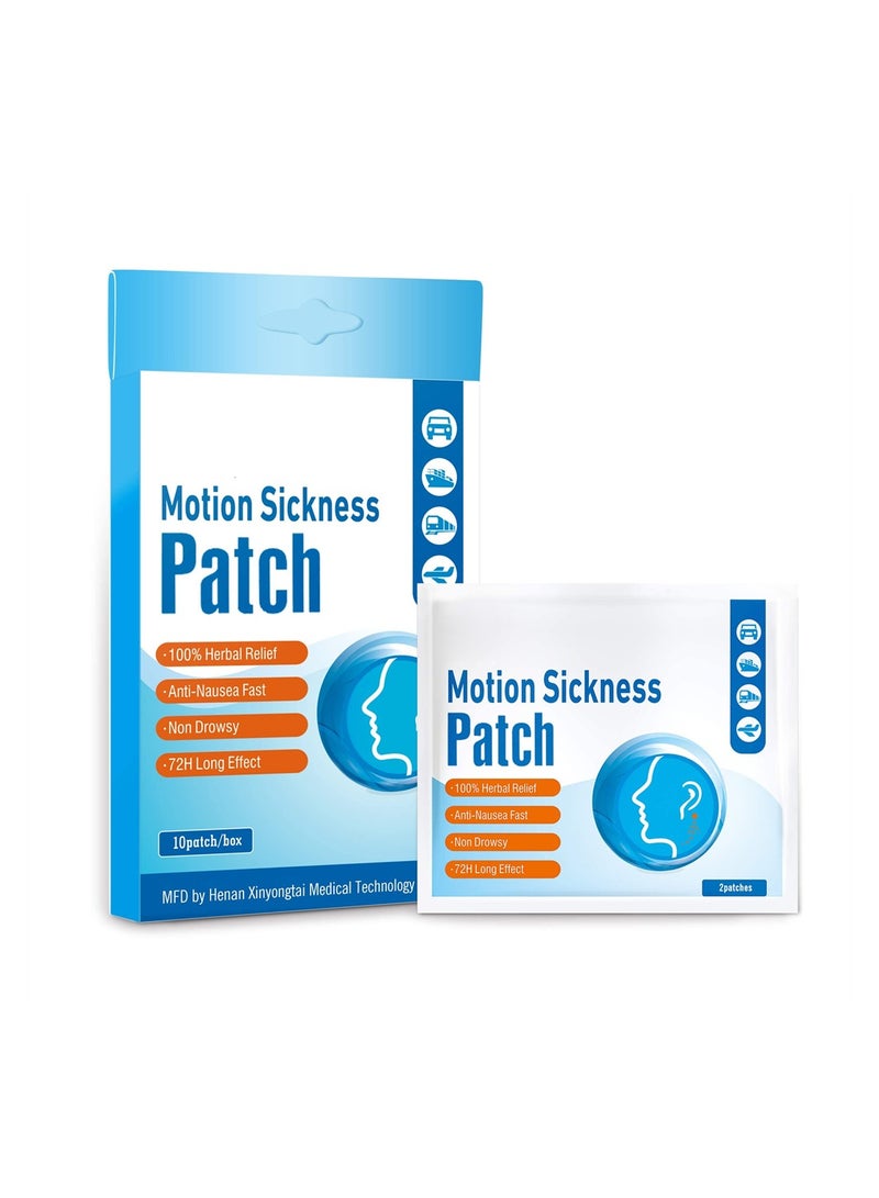 SYOSI Motion Sickness Patch, 10 Count Works to Relieve Vomiting, Nausea, Dizziness & Other Symptoms Resulted from Sickness of Cars, Ships, Airplanes, Cruise, Trains - Unisex - Image 5
