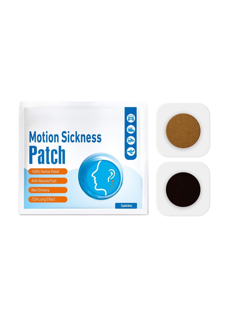 SYOSI Motion Sickness Patch, 10 Count Works to Relieve Vomiting, Nausea, Dizziness & Other Symptoms Resulted from Sickness of Cars, Ships, Airplanes, Cruise, Trains - Unisex - Image 2