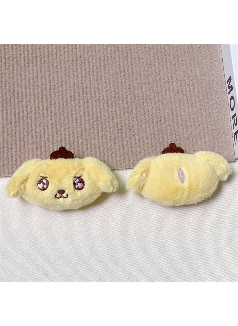 Generic - Kawaii Sanrio Plush Charm Cinnamoroll Kuromi Keychain Pudding [with opening in the back]] - Image 1