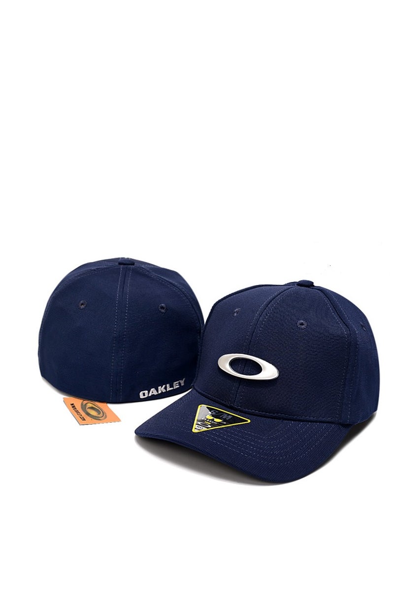 Oakley Navy Blue Adjustable Cap with Signature Oval Logo-55.8cm
