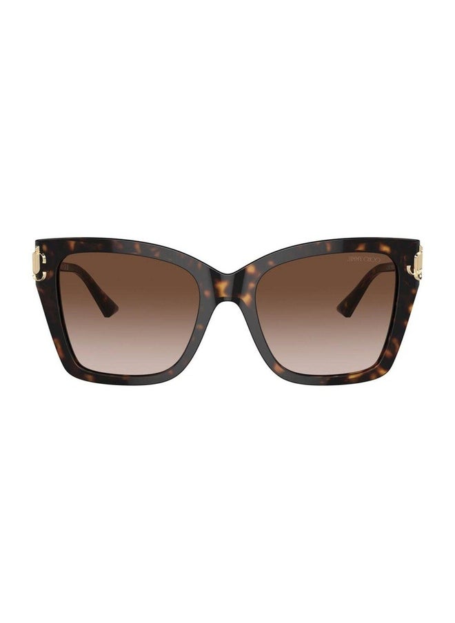 Jimmy Choo Woman SQUARE  SUNGLASSES- JC 5012 - lense size:54mm - HAVANA  - Image 2