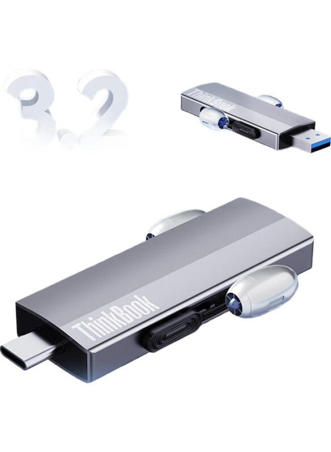 Thinkpad Lenovo Thinkbook Portable Solid State Drive (Pssd) Wireless 512Gb Type-C Dual Interface Dual-Use Mobile Computer Usb Flash Drive Solid State Drive Bu210 - Image 1