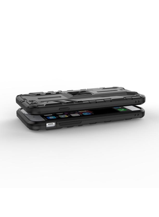 S-TOP Case For iPhone SE 2022 / SE 2020 / 8 / 7 Supersonic PC + TPU Shock-proof Protective Case with Holder - Image 4