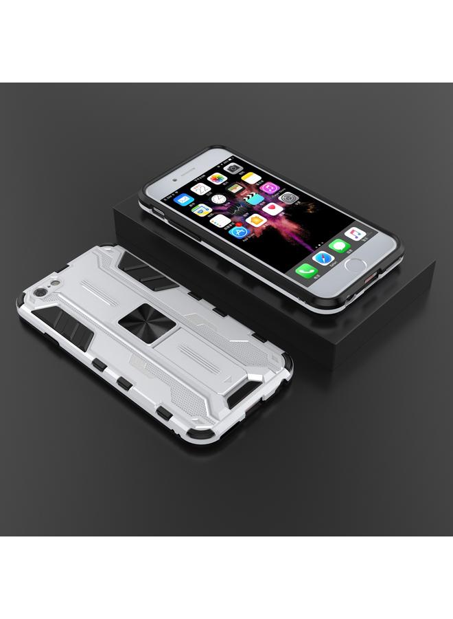 S-TOP Case For iPhone SE 2022 / SE 2020 / 8 / 7 Supersonic PC + TPU Shock-proof Protective Case with Holder - Image 2