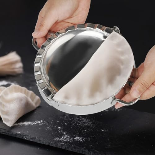 PAMISO Large Empanada Maker, 6.4 inch Stainless Steel Empanada Press, Meat Pocket Pie - Image 3
