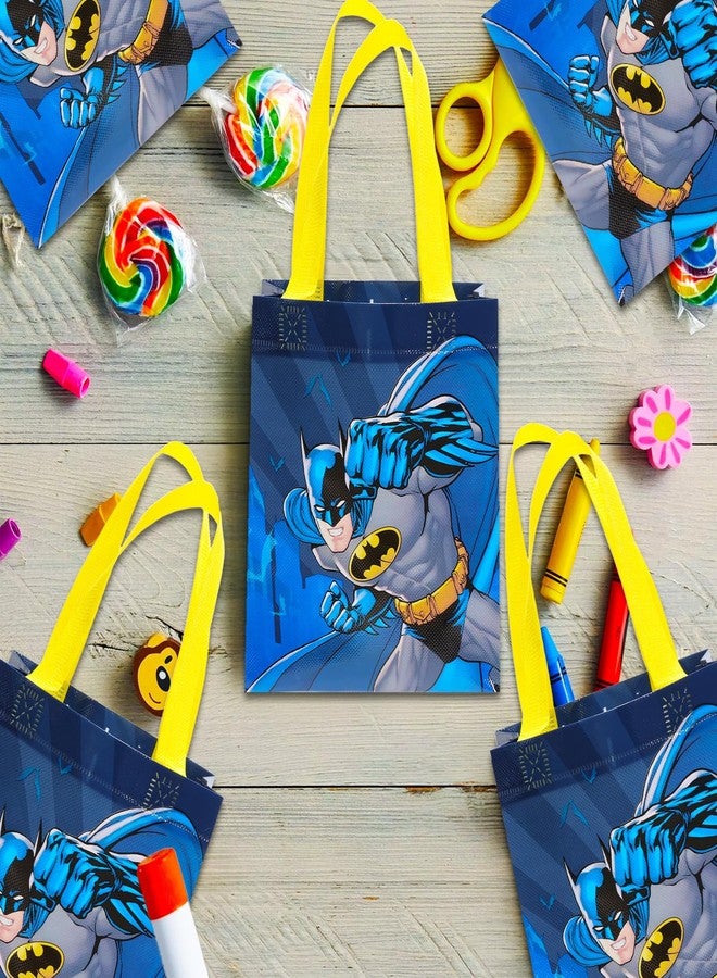 باتمان مجموعة هدايا حفلة باتمان - عبوة من 24 كيس هدايا صغير قابل لإعادة الاستخدام بحجم 8 بوصات للأطفال | مستلزمات حفلات عيد ميلاد باتمان - Image 3