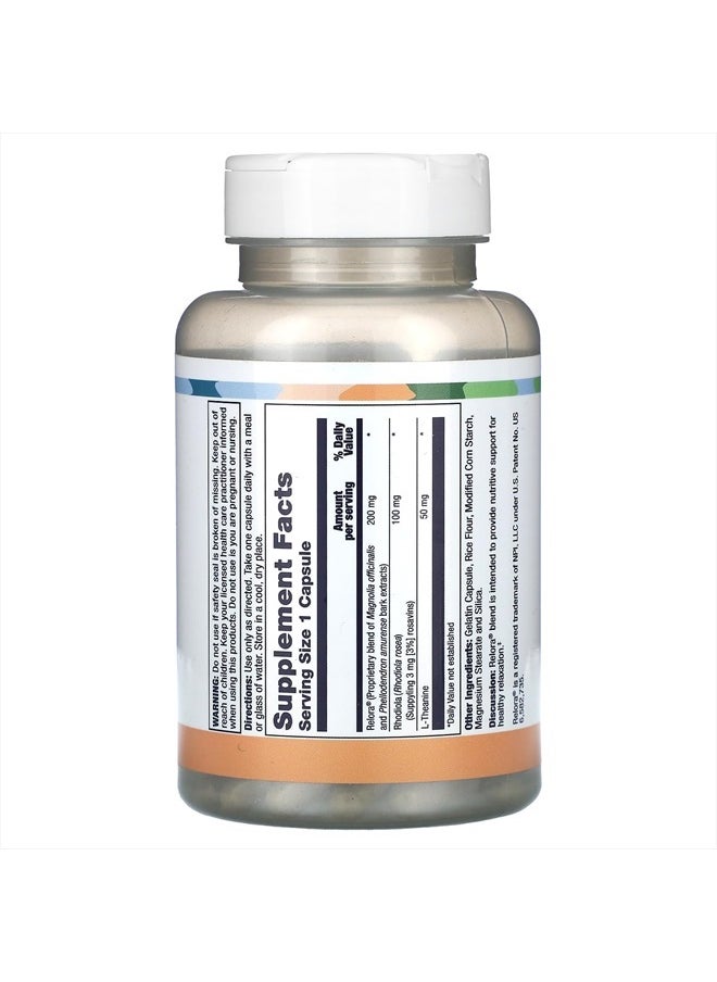 Lifetime Calm & Calmer Anti-Stress Formula | w/Rhodiola Rosea & Relora | to Help Ease & Calm Mind | Energy & Focus | 60 Capsules  - Image 2