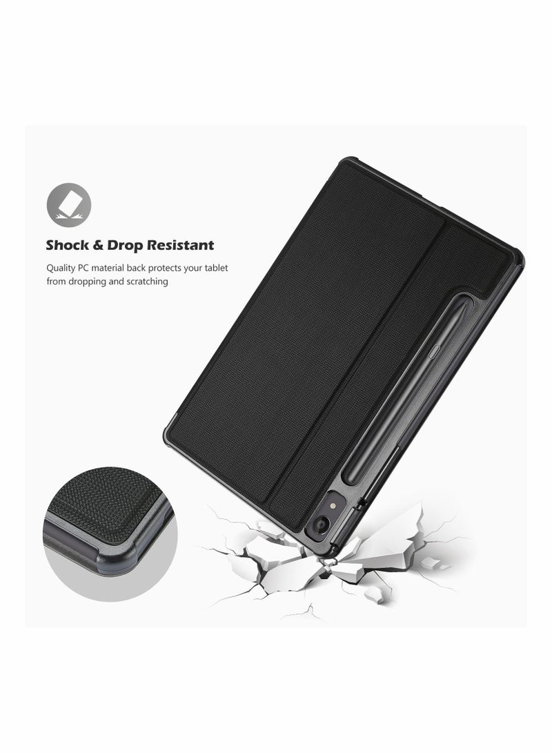 SYOSI Shockproof Case for Lenovo Tab P11 Pro Gen 2 2022 Slim Stand Folio Protective Hard Shell Cover for 11.2 Inch Lenovo Tab P11 Pro 2nd Generation TB132FU Black - Image 5