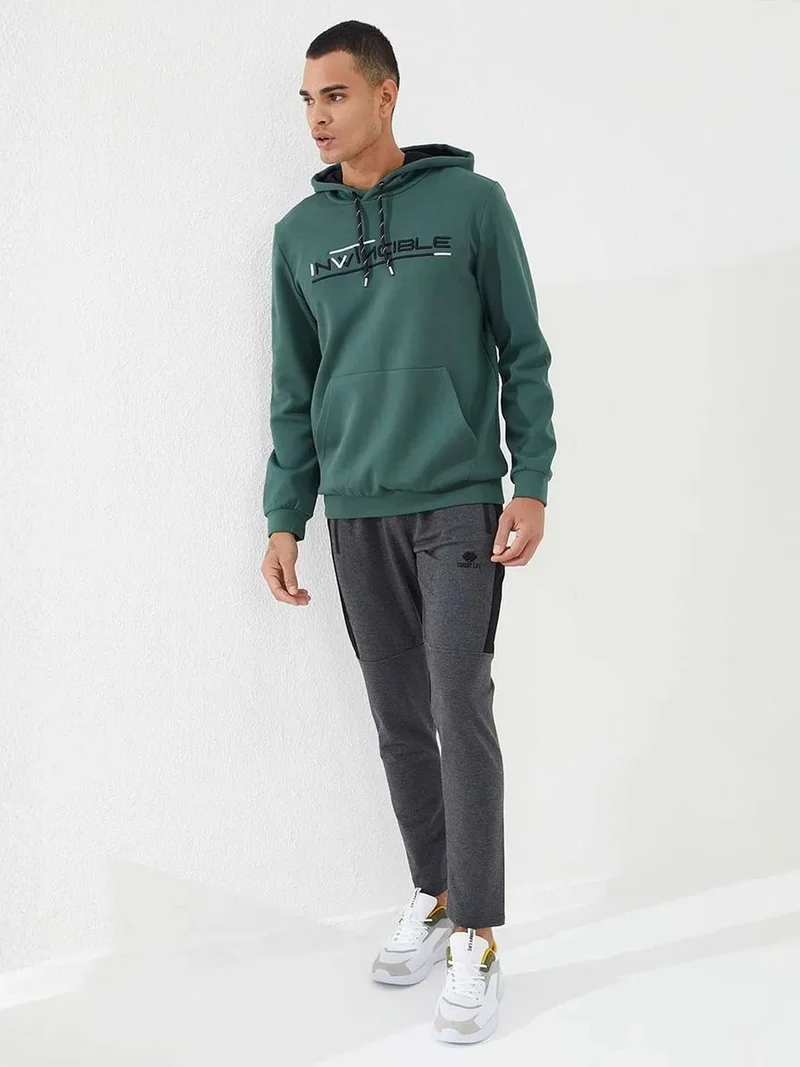 تومي لايف TOMMY Men's Printed Hooded Sweatshirt With Pocket
