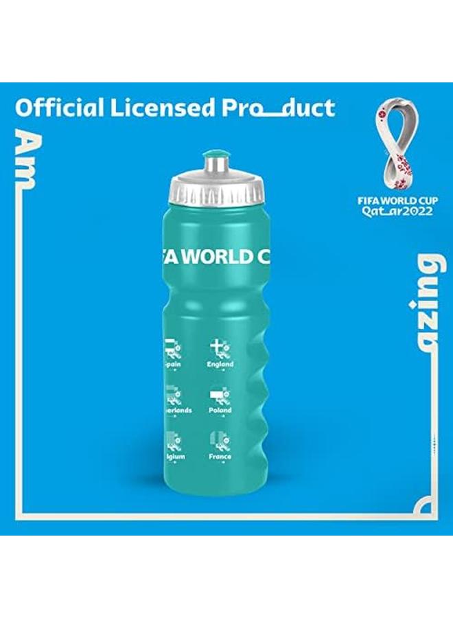 FIFA Graphic Printed Hdpe Sports Water Bottle Teal 750Ml Rt5008034 - Image 4