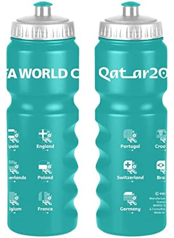 FIFA Graphic Printed Hdpe Sports Water Bottle Teal 750Ml Rt5008034 - Image 3