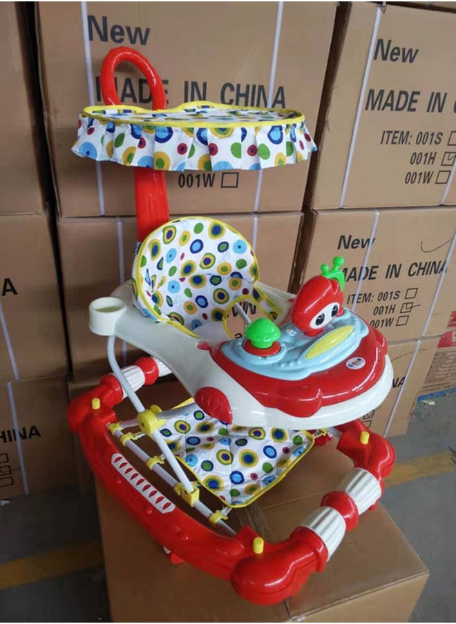 kiddoz Baby Walker - Red 