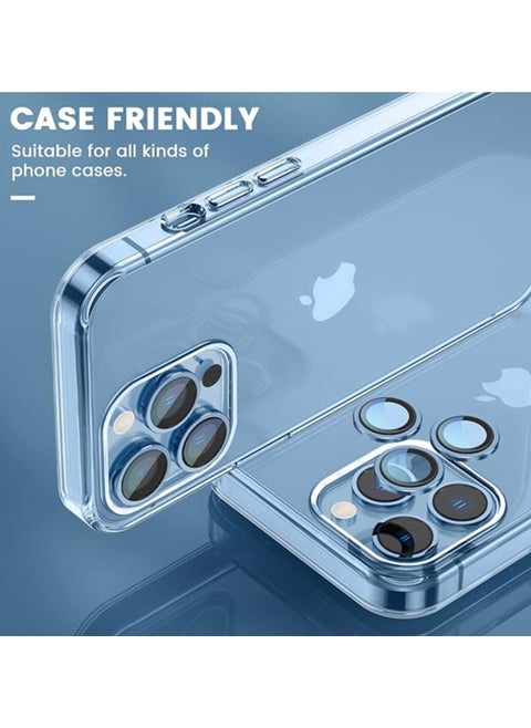 Camera Lens Protector Compatible with Apple iPhone 13 Pro/Max Sierra Blue